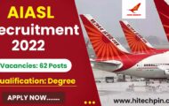 AIASL Executive Recruitment 2022 – Apply Online for 62 Posts