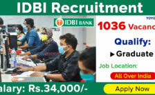 IDBI Bank Recruitment 2023 – Apply Online for 1036 Executive Posts