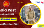 India Post Recruitment 2023 – Opening for 12828 GDS Posts | Apply Online