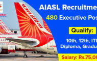 AIASL Recruitment 2023 – Opening for 480 Executive Posts | Walk-in-Interview