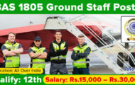 BAS Recruitment 2023 – Opening for 1805 Ground Staff Posts | Apply Online